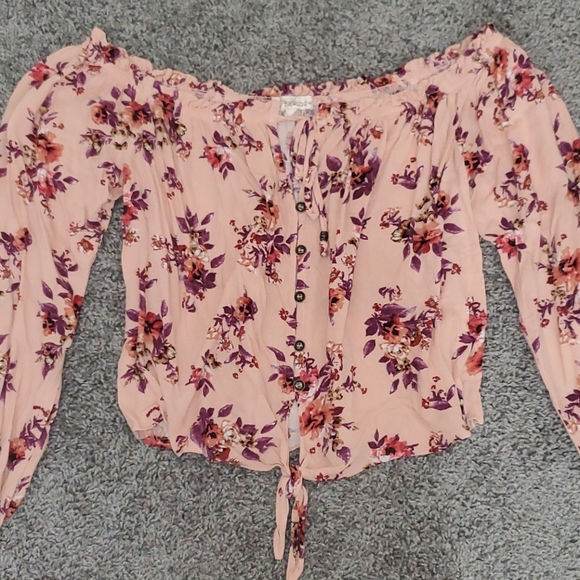 Off shoulder long sleeve top - Picture 1 of 1